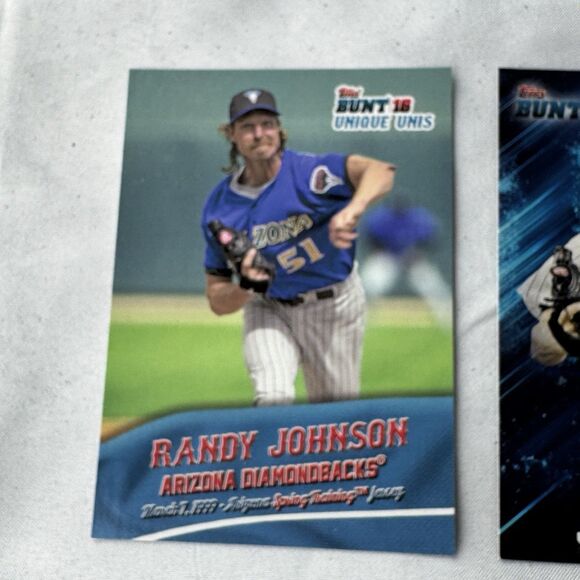Randy Johnson 12 Card Lot NM Rookies Bunt Diamond Kings Omega Panini - Picture 2 of 13